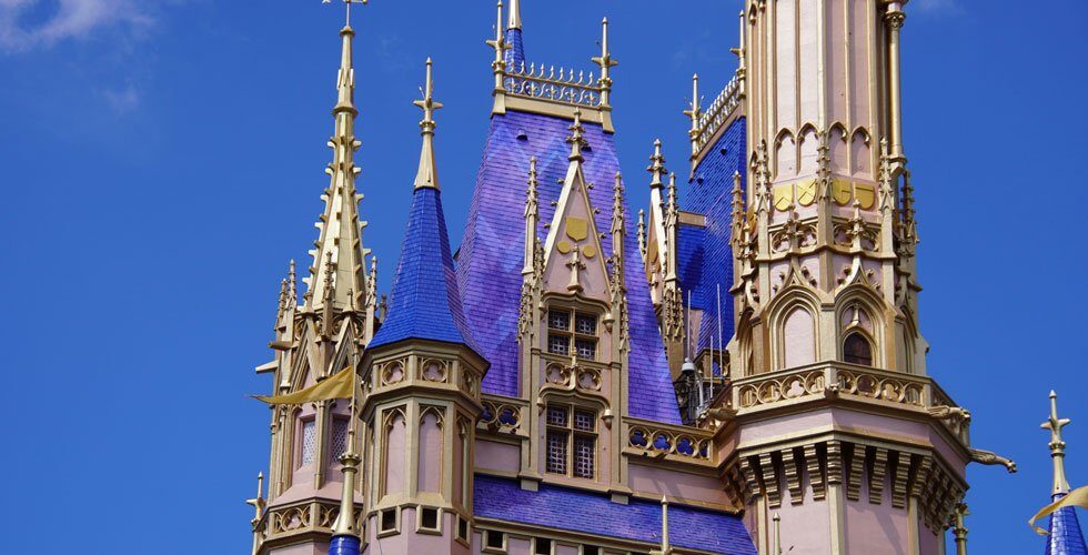 Cinderella Castle 50th Anniversary Paint Job Revamp