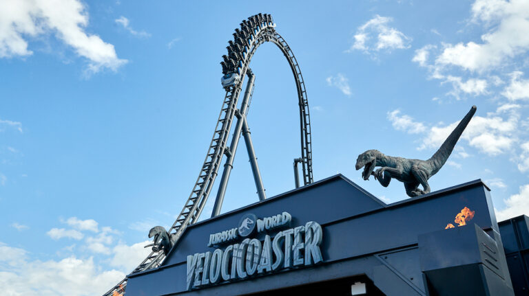 Jurassic World VelociCoaster now open at Universal Orlando Resort