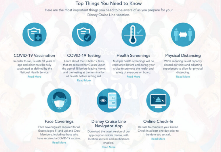 Disney Cruise Line Announces UK Cruises Vaccination Requirements