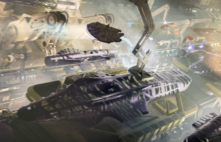 Millennium Falcon: Smuggler's Run mission concept for Star Wars Galaxy's Edge.