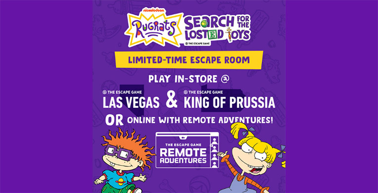 ‘Rugrats: Search for the Losted Toys’ escape room opening later this month in Las Vegas