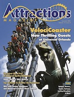 Cover of the Summer 2021 issue featuring VelociCoaster