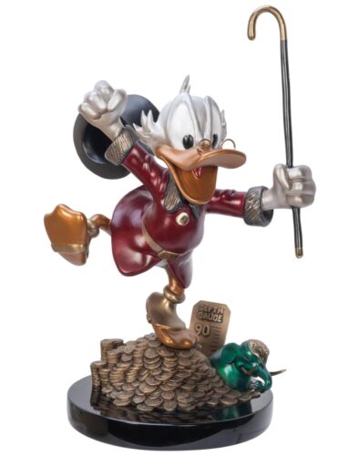 Disney Auction - Scrooge McDuck statue