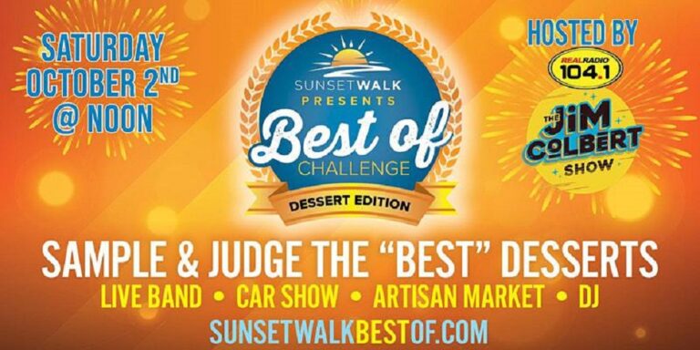 The Promenade at Sunset Walk hosts the “Best Of Challenge: Dessert Edition”
