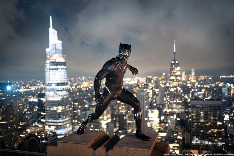New Black Panther figure strikes a pose at Madame Tussauds New York