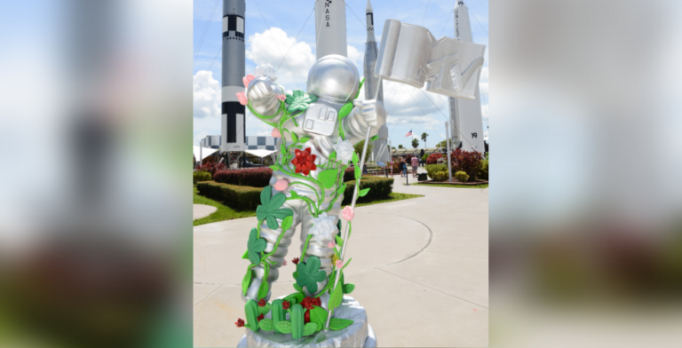 MTV unveils large-scale Moon Person at Kennedy Space Center Visitor Complex