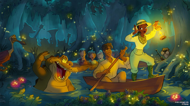 New concept art shared for ‘The Princess and the Frog’ retheme of Splash Mountain