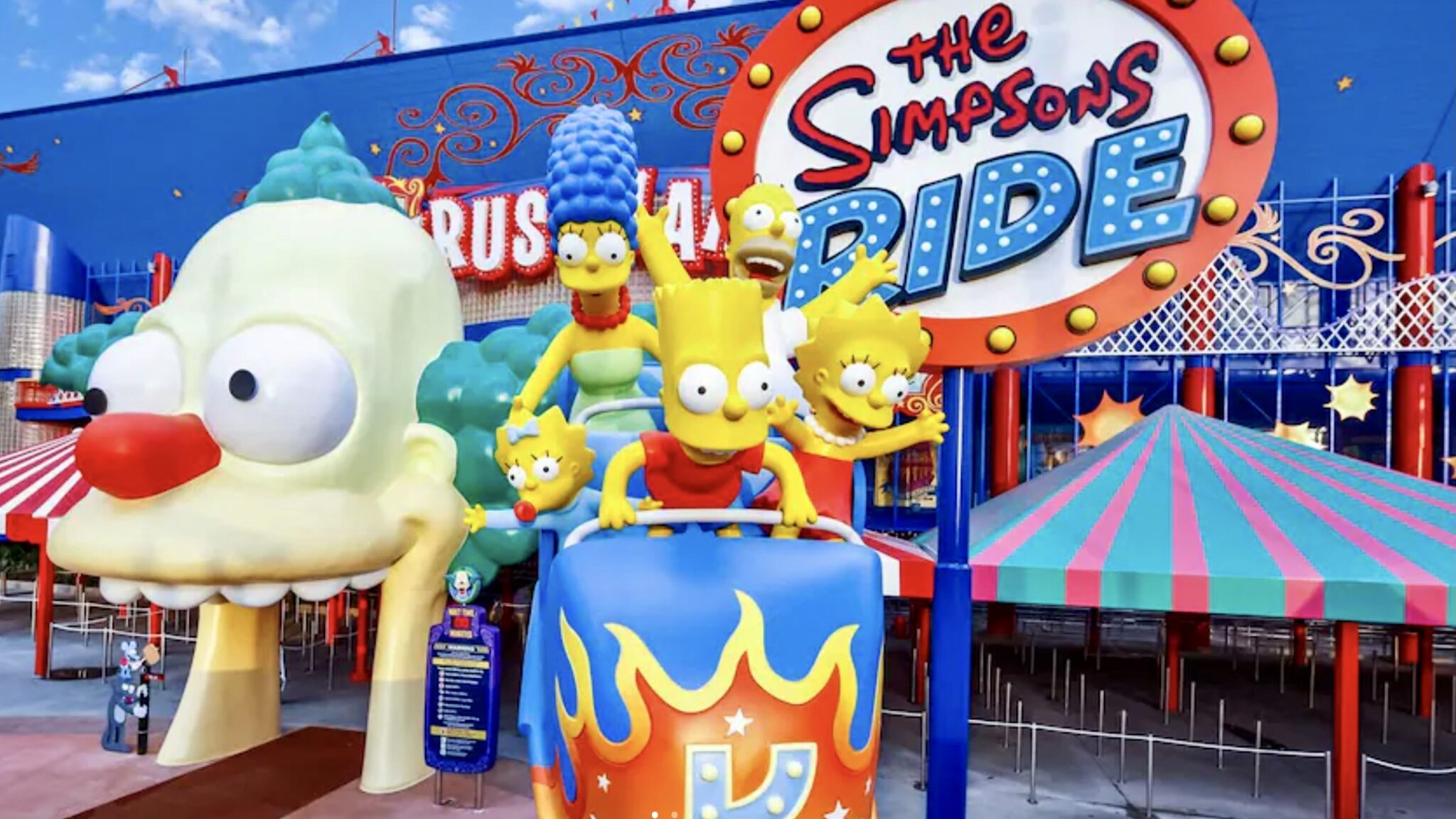 Movie-Inspired theme park rides - The Simpsons Ride