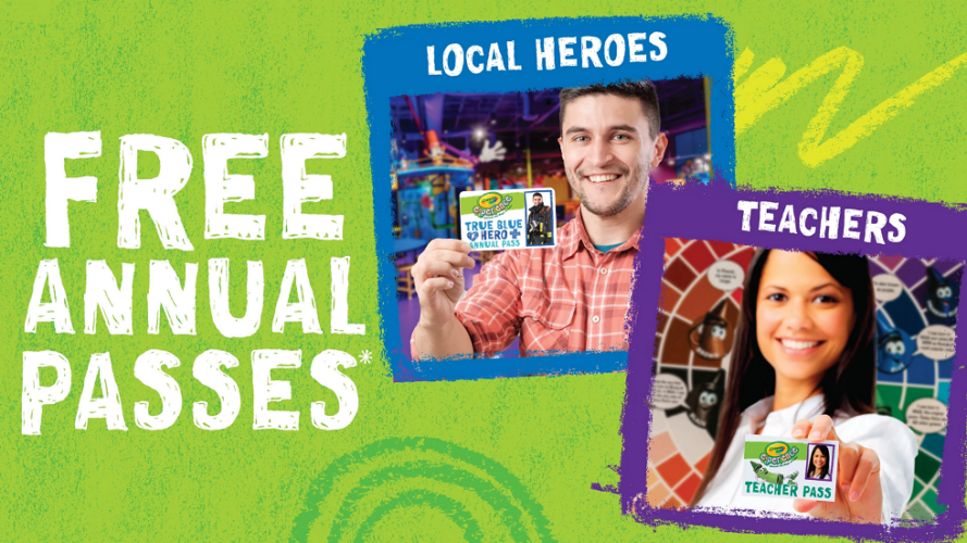 Crayola Experience free Annual Passes for those who protect and serve