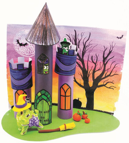Crayola Experience witch's castle craft