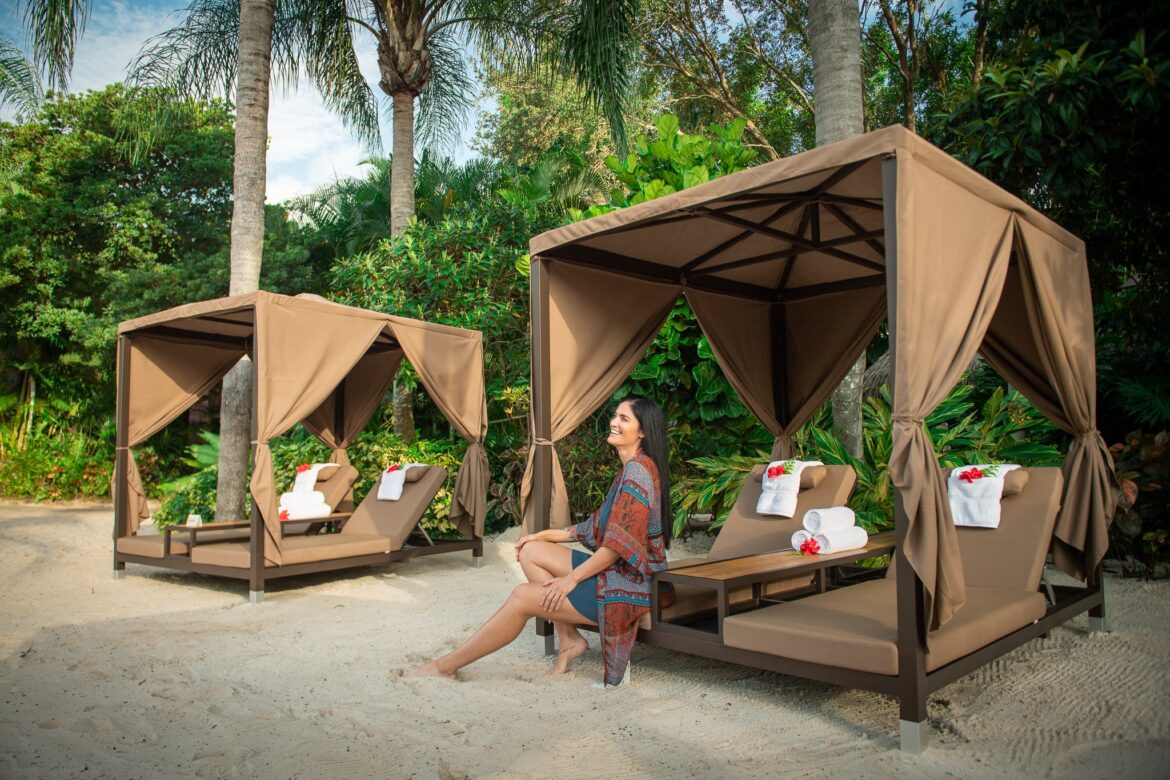 New Discovery Cove luxury day beds elevate the allinclusive experience