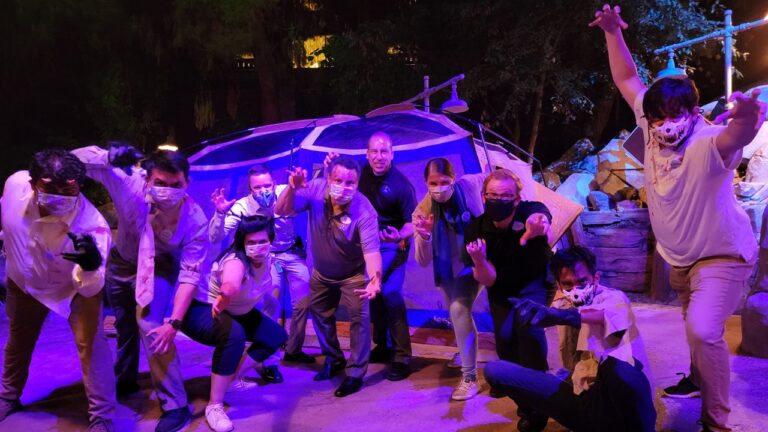 Disneyland cast members celebrate Halloween with a cast-exclusive scare maze