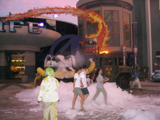 Universal Orlando Islands of Adventure Marvel Super Hero Island Halloween Horror Nights 13 2003 Toxic City scarezone