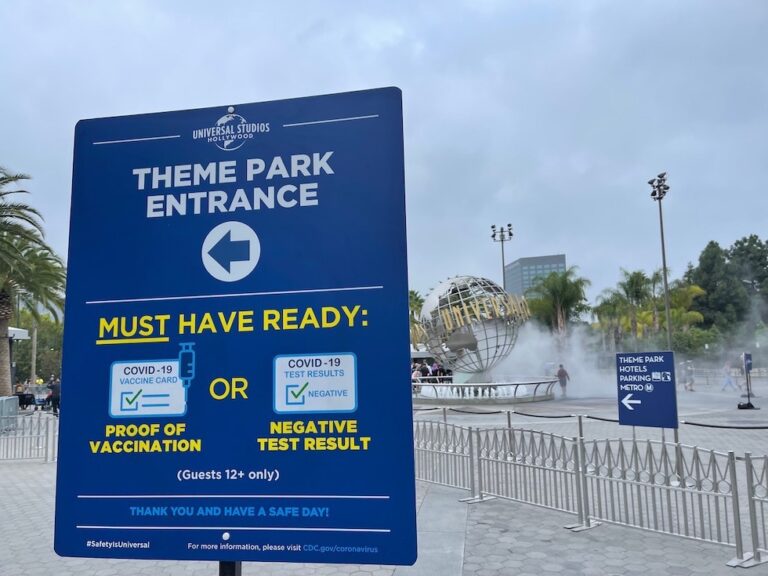 Trip Report: Visiting Universal Studios Hollywood on the first day of the new vaccine mandate