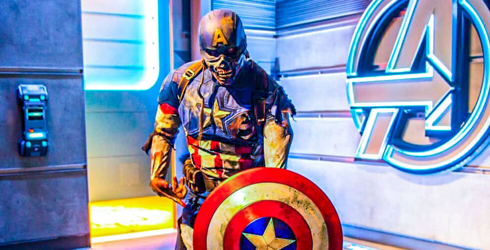 Photos/Videos: Zombie Captain America debuts at Disneyland