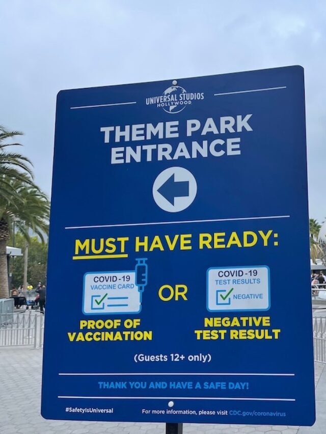 Trip Report: Visiting Universal Studios Hollywood on the first day of the new vaccine mandate Story