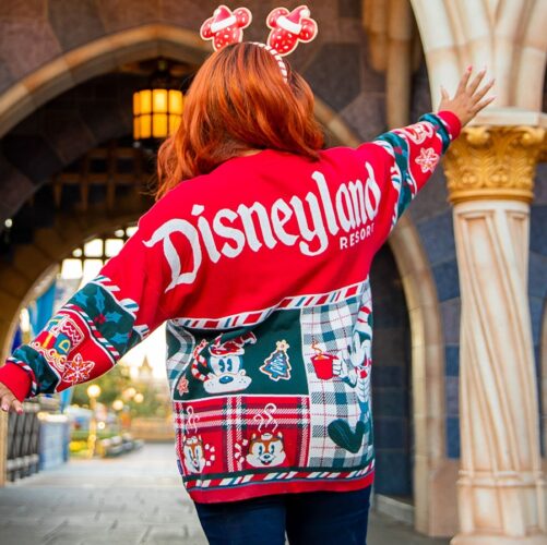 Disney holiday merchandise - red spirit jersey