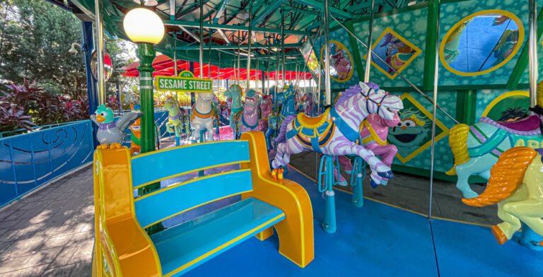 Sesame Street themed Sunny Day Carousel now open at SeaWorld Orlando