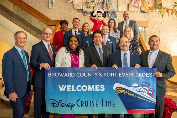 broward county port everglades welcomes disney cruise line
