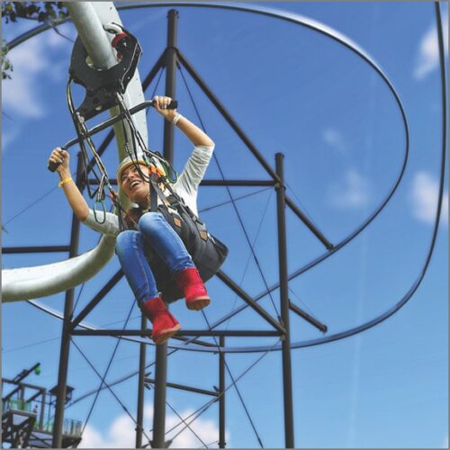 Six Flags Survey - Coaster Zipline