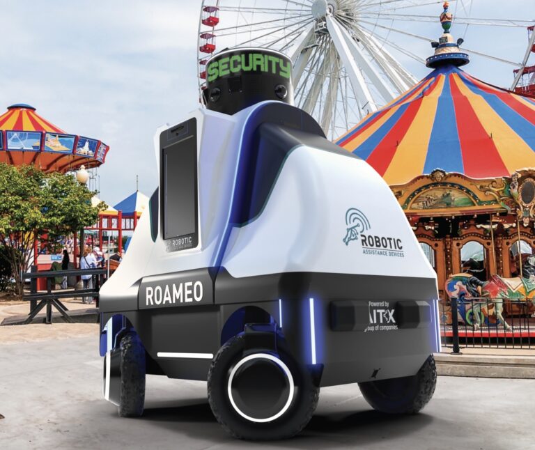Mobile security robots will soon be patrolling theme parks