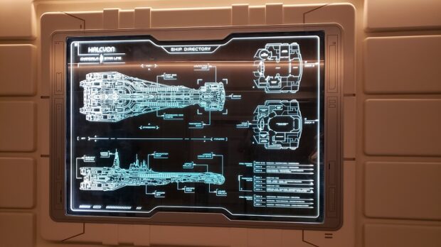 Galactic Starcruiser history schematic