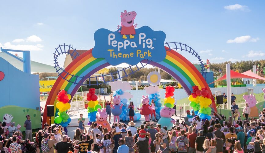 Grand opening of Peppa Pig Theme Park