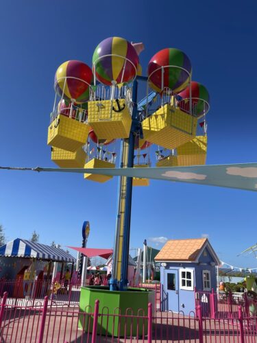 Baloon ride at Peppa Pig Theme Park