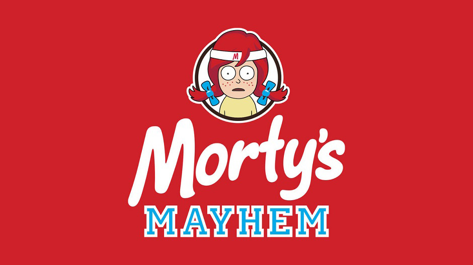 Morty's Mayhem logo