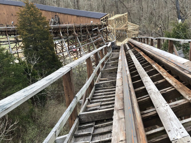 World’s longest wooden roller coaster is getting longer!