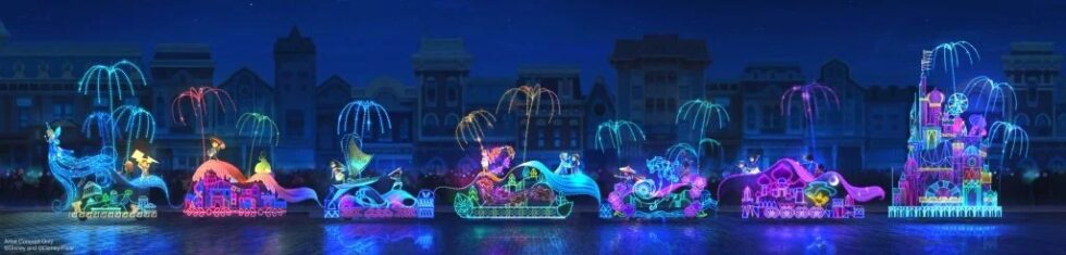 Main Street Electrical Parade Finale Float