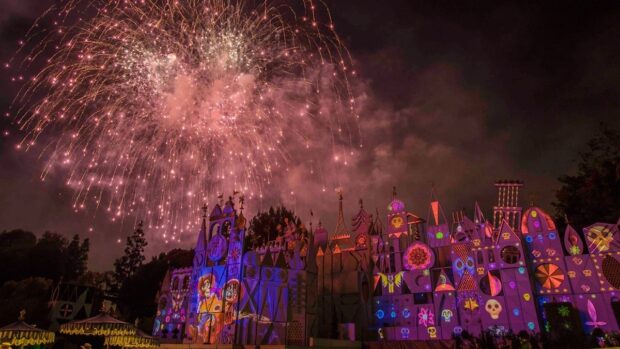 Disneyland Fireworks - Small World