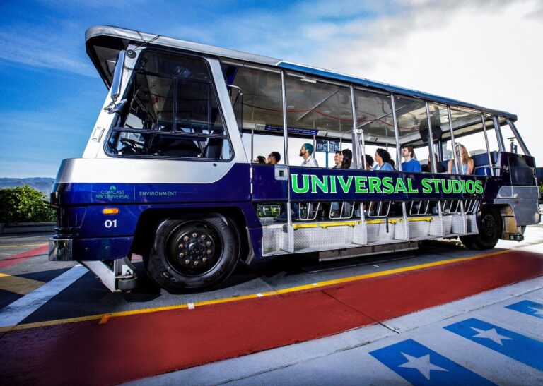 Universal Studios Hollywood rolls out four electric Studio Tour trams