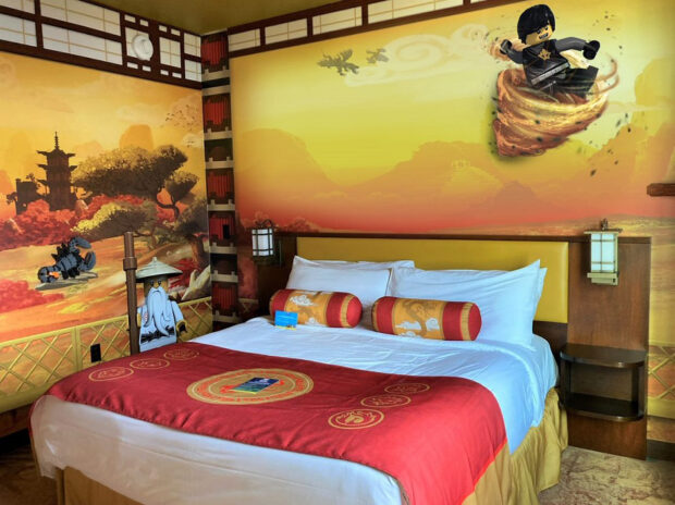 legoland florida hotel ninja themed room