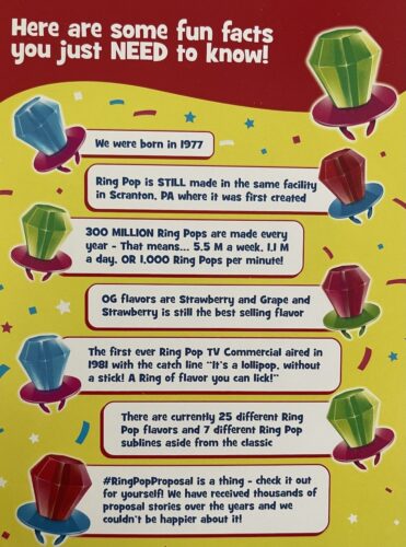 RIng Pop's 45th birthday - Fun Facts