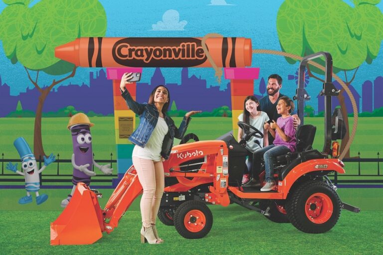 Crayola partners with Kubota to encourage kids to ‘color the town orange.’
