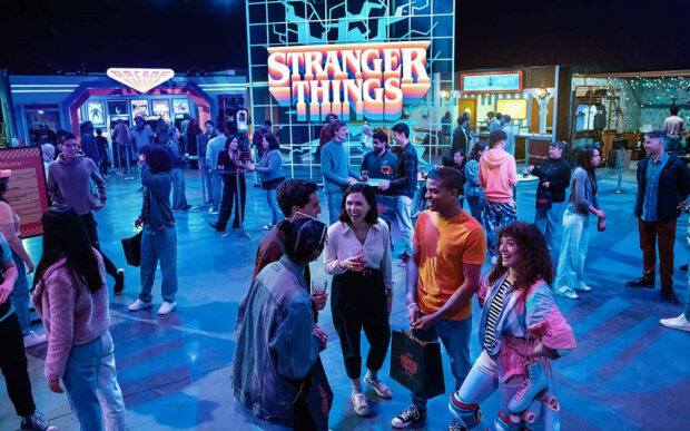 stranger things experience mix tape area