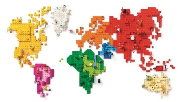 Lego map