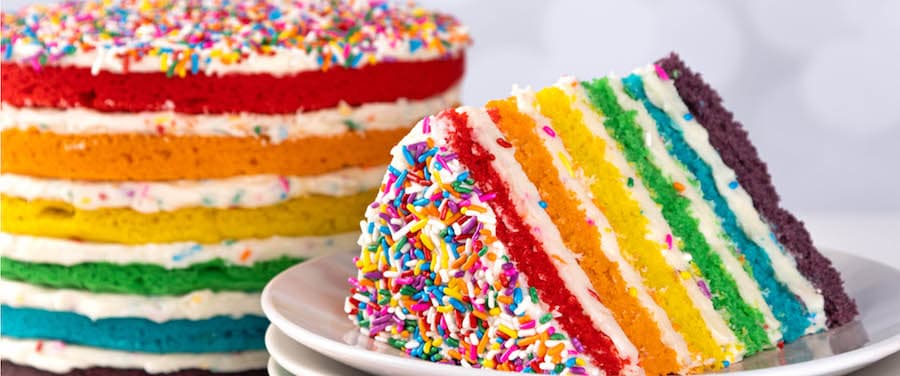 Celebrate Pride Month at Disney Parks - Pride cake