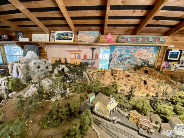 Walt Disney's Carolwood Barn - Mine Train Thru Nature's Wonderland model