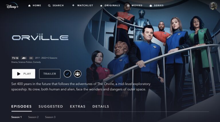 Hit sci-fi series ‘The Orville’ is now available on Disney+
