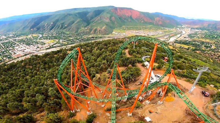 Glenwood Caverns Adventure Park unveiled the highest looping roller coaster in the country