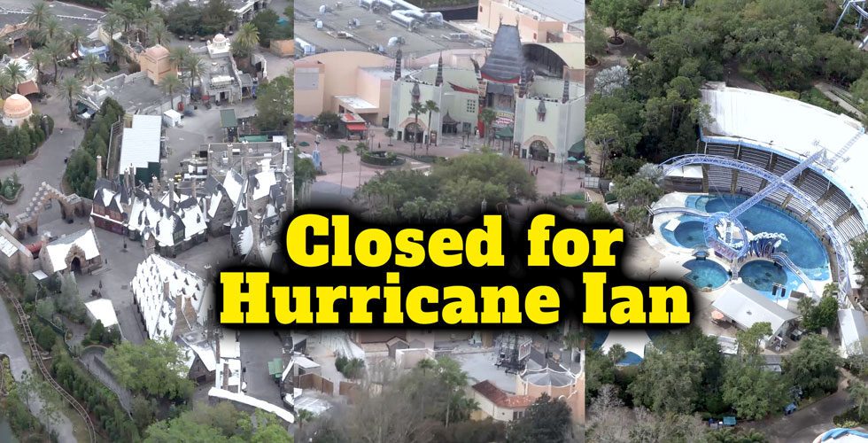 Walt Disney World, Universal Orlando Resort and SeaWorld Orlando have closed down for Hurricane Ian.