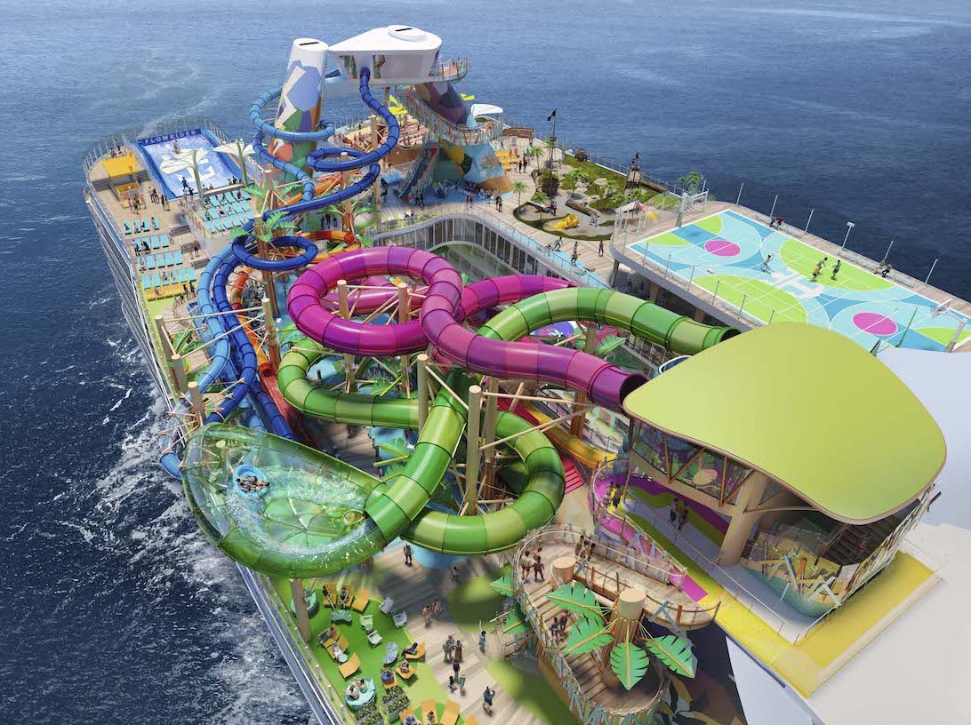 Royal Caribbean's Innovation Lab details largest water park at sea