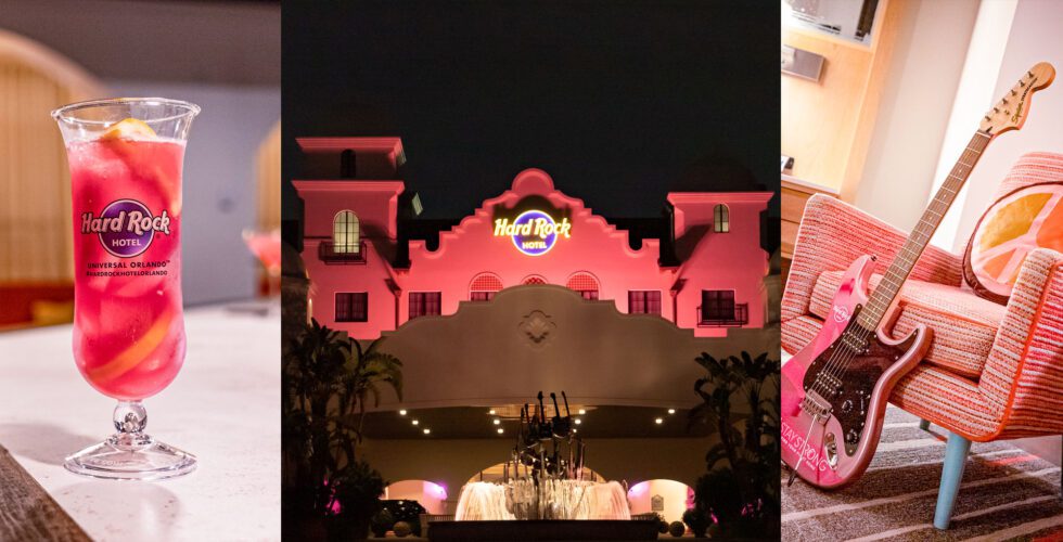 Pink has taken over the Hard Rock Hotel for the annual Hard Rock Pinktober campaign.