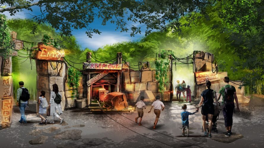 New entrance for Adventure Express