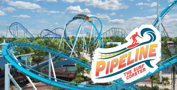 Pipeline – World's first surf coaster, coming to SeaWorld Orlando