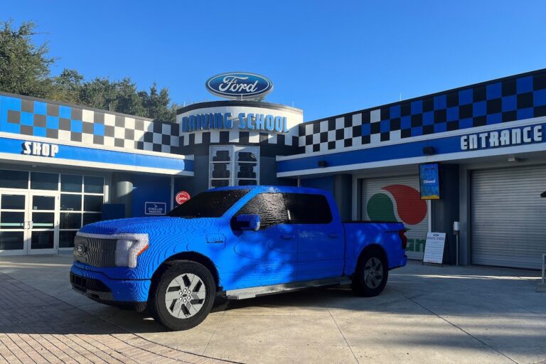 Legoland Florida unveils life-size Lego Ford F-150 Lightning truck