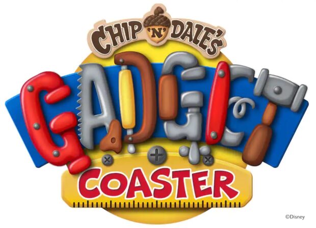 mickey's toontown chip n dale's gadget coaster logo