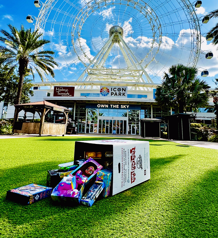 Donate a toy at Icon Park and get a half-off ticket for The Wheel